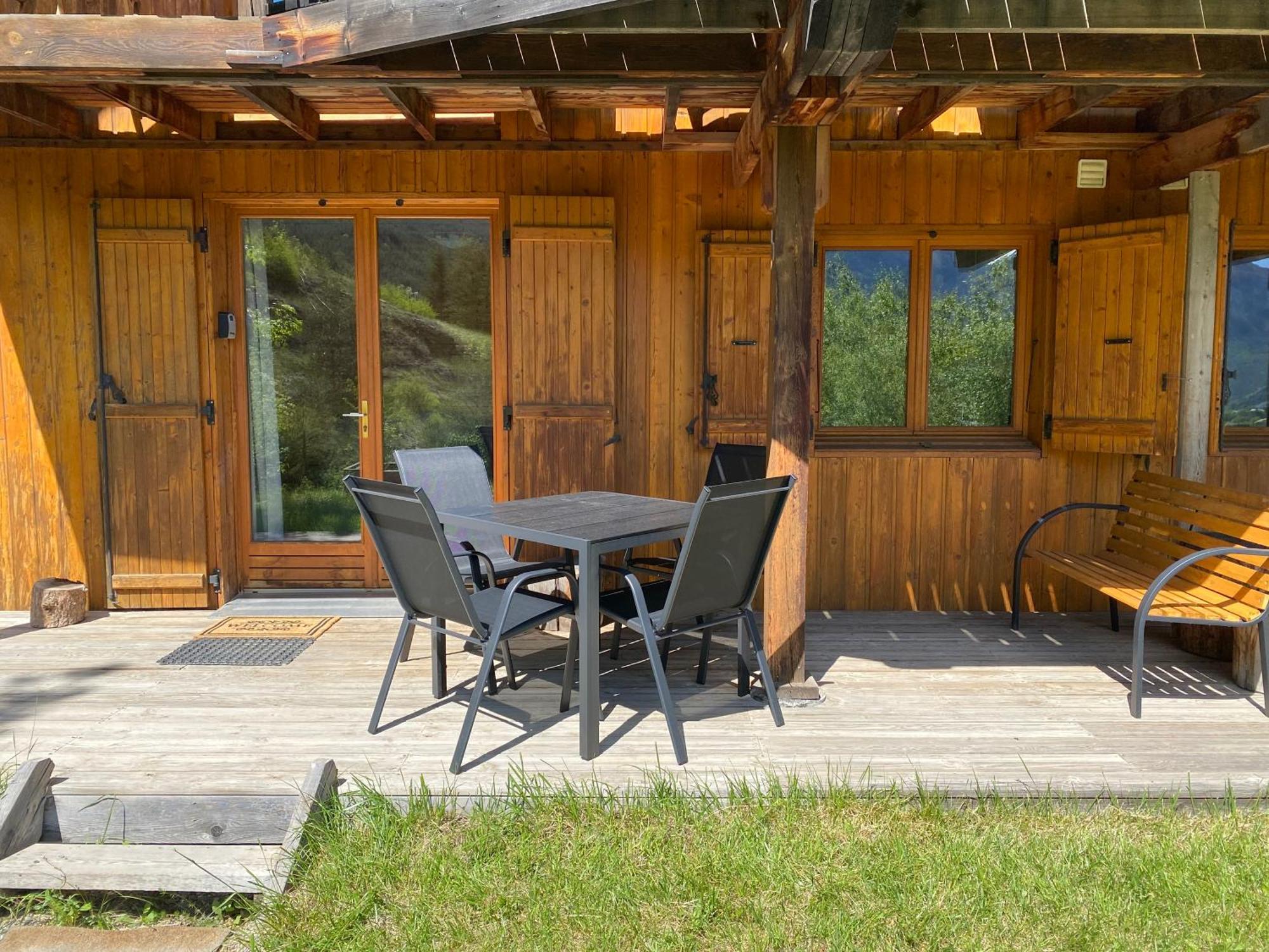Chalet A Un Endroit Exceptionnel, Alpes, Parc National Des Ecrins Les Vigneaux Exteriér fotografie